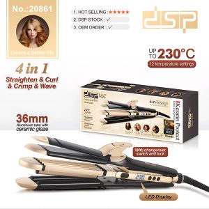 מסלסל שיער FC-126T 4 ב-1 DSP 4 ב-1 